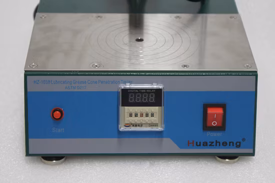 Penetrômetro de agulha de asfalto ASTM D217, testador de penetração de cone de graxa lubrificante